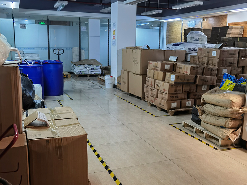 仓库存放区展示